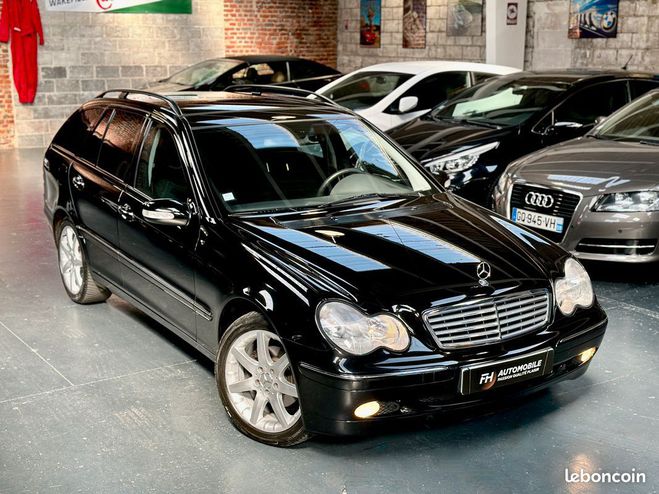 Mercedes Classe C 180 Kompressor Break 1.8L 143 ch Rgulat Noir de 2003