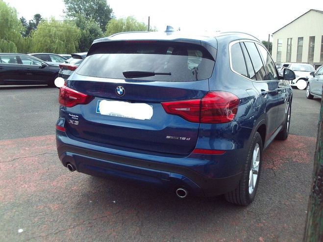 BMW X3 SDRIVE18D 2.0 150CH BUSINESS DESIGN BOIT Bleu Metal Fon de 2021