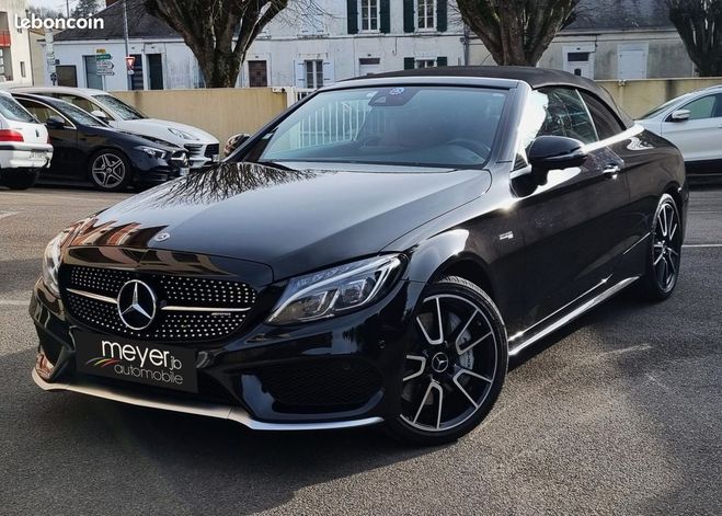 Mercedes Classe C 43 AMG Cabriolet V6 BiTurbo 367cv 4Matic Noir de 2016
