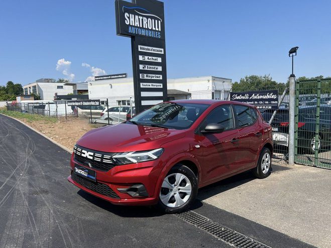 Dacia Sandero III (BJI) 1.0 SCe 65ch 4cv 1erMain An202 ROUGE de 2023