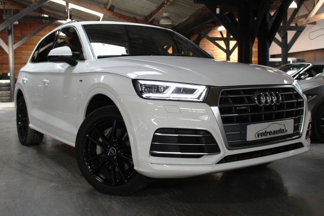 Audi Q5 II II 50 TFSIE 299 QUATTRO S LINE S TRON Blanc de 2021