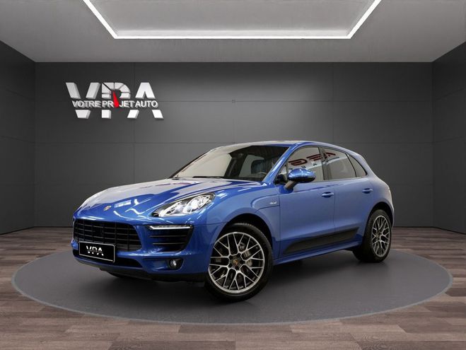 Porsche Macan S Diesel 3.0 V6 258ch ? Toit pano, ACC,  Bleu de 2015