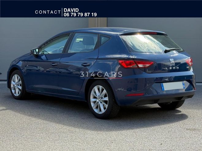 Seat Leon 1.6 TDI 115 cv Style BLEU de 2017