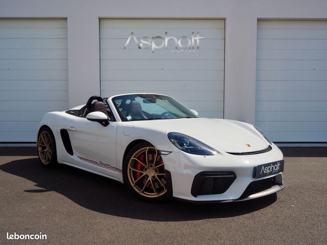 Porsche 718 Spyder 4.0l 420 cv BVM6 Blanc de 2019