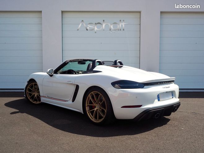 Porsche 718 Spyder 4.0l 420 cv BVM6 Blanc de 2019