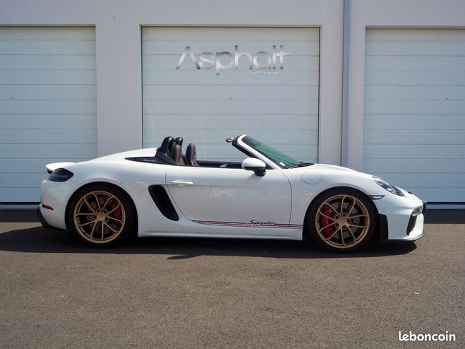 Porsche 718 Spyder 4.0l 420 cv BVM6 Blanc de 2019