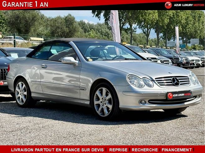 Mercedes Classe CLK II 200 K 1.8 ELEGANCE CABRIOLET BVA GRIS de 2004