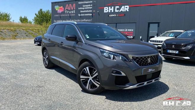 Peugeot 5008 GENERATION-II 1.2 PURETECH 130 GT LINE E Gris de 2018