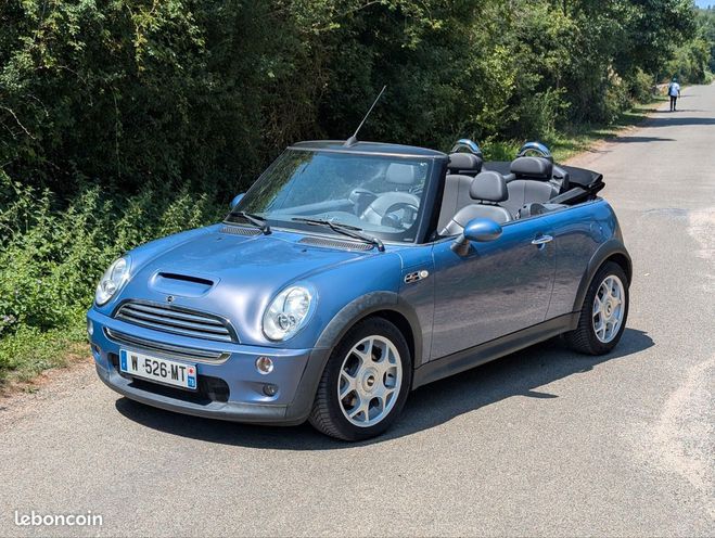 Mini Cooper S cabriolet Bleu de 2007