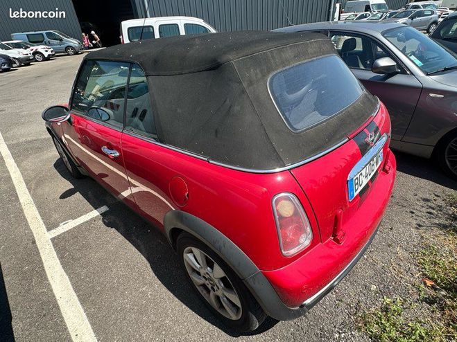 Mini One cabriolet 1.6 90ch Rouge de 2006