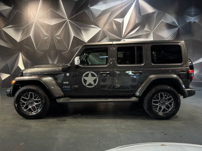 Jeep Wrangler UNLIMITED 2.0 T 380CH 4XE OVERLAND COMMA Gris F de 2022