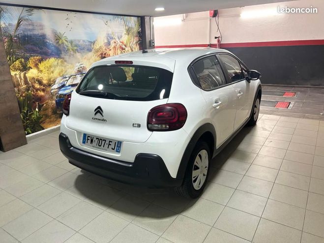Citroen C3 1.5 BLUE HDI 16V TURBO Blanc de 2020
