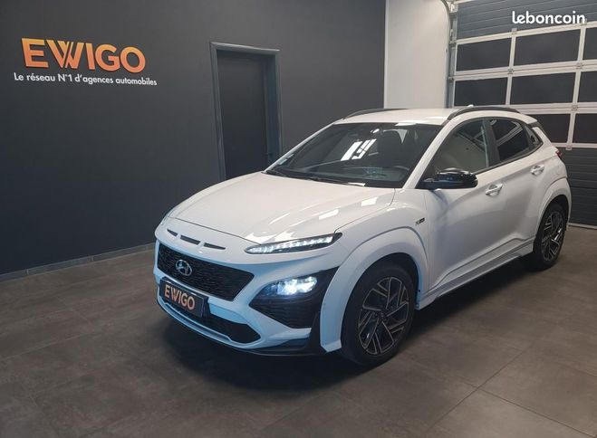 Hyundai Kona 1.0 T-GDI 120ch HYBRID 48VOLT MHEV N-LIN Blanc de 2022
