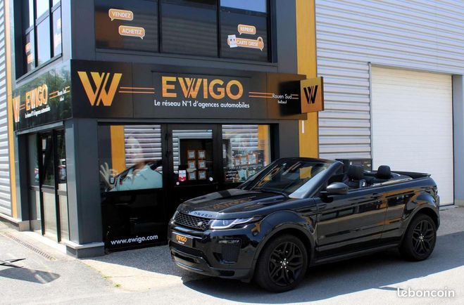 Land rover Range Rover Evoque CABRIOLET 2.0 TD4 180 ch HSE DYNAMIC 4WD Noir de 2017