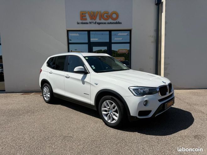 BMW X3 2.0 d 190ch xdrive lounge bva Blanc de 2014