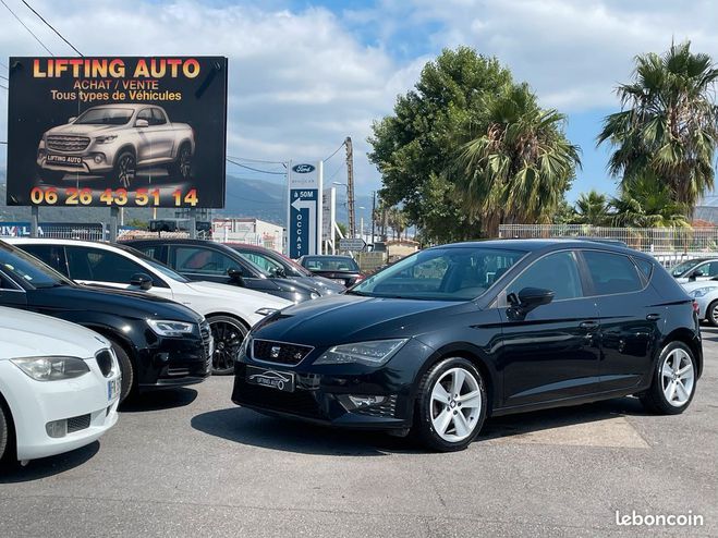 Seat Leon 2.0 TDi 150ch FR DSG Noir de 2014