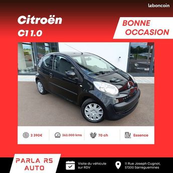  Voir détails -Citroen C1 1.0 70ch bote manuelle 5 vitesses à Sarreguemines (57)