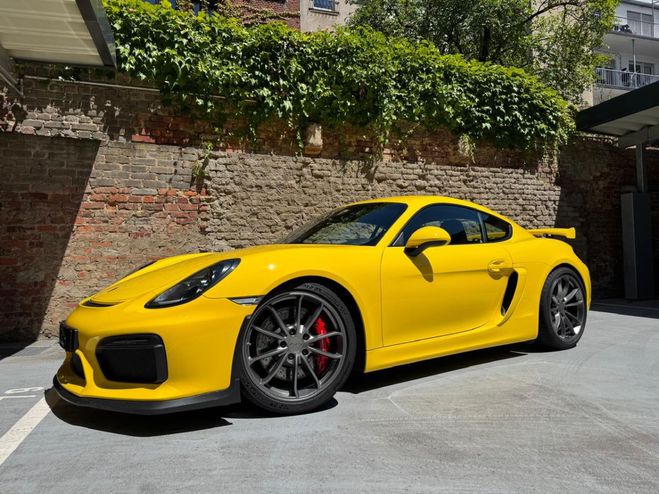 Porsche Cayman 981 GT4 Jaune de 2015