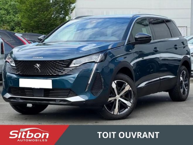 Peugeot 5008 1.2i PureTech 130 EAT8 GT TOIT OUVRANT A BLEU de 2021