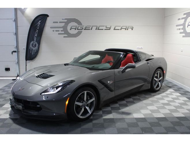 Chevrolet Corvette C7 Stingray V8 - 466 cv - Faible Kilomt GRIS CLAIR de 2015