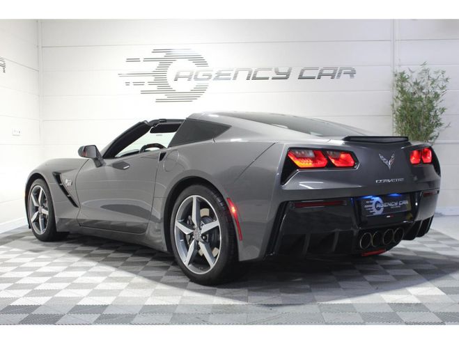Chevrolet Corvette C7 Stingray V8 - 466 cv - Faible Kilomt GRIS CLAIR de 2015