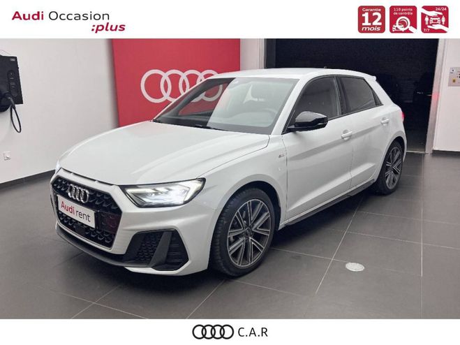 Audi A1 Sportback 35 TFSI 150 ch S tronic 7 S Li Blanc de 2024