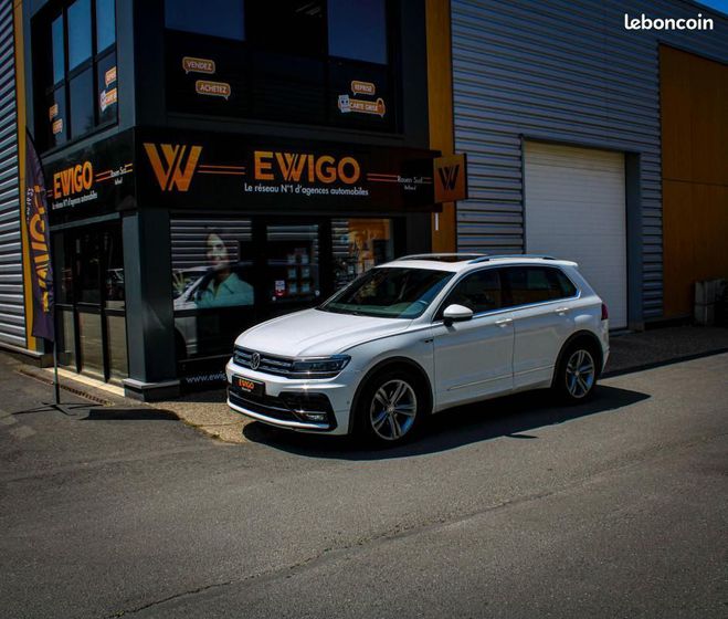 Volkswagen Tiguan 1.4 TSI 150 ch CARAT R-LINE EXCLUSIVE DS Blanc de 2017