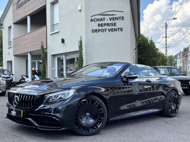 Mercedes Classe S Cabriolet 63 - BVA Speedshift MCT - BM 2 Noir mtallis de 2016