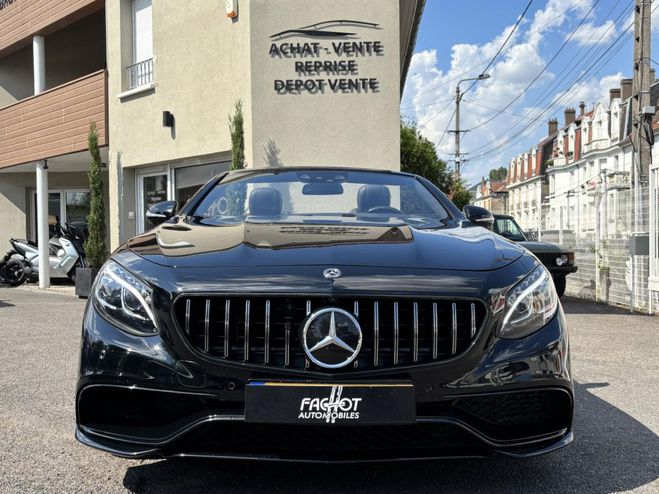 Mercedes Classe S Cabriolet 63 - BVA Speedshift MCT - BM 2 Noir mtallis de 2016