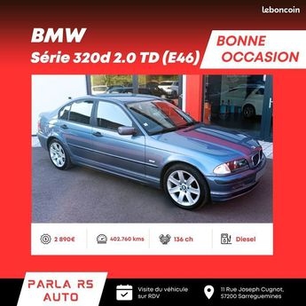  Voir détails -BMW Serie 3 320d (E46) 2.0 TD 136ch 1re main à Sarreguemines (57)