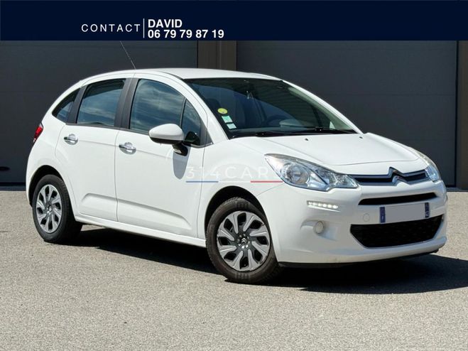 Citroen C3 1.4 HDI 70 Confort - PHASE 2 BLANC de 2013