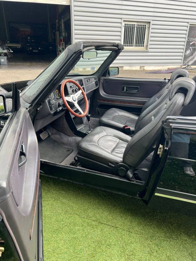 Saab 900 Cabriolet Noir de 1989