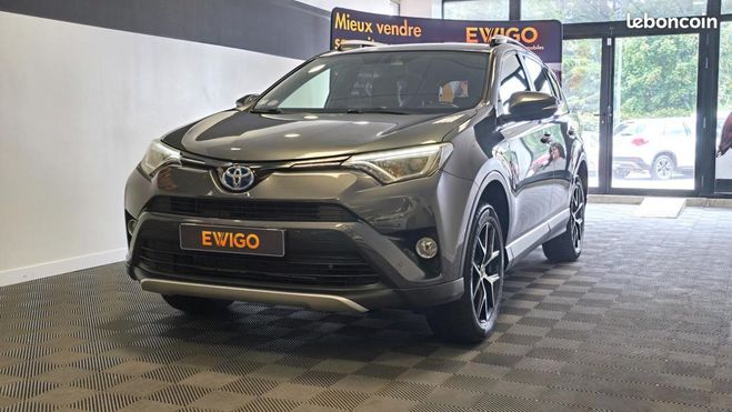 Toyota RAV 4 2.5 197H 155 HYBRID FULL-HYBRID DESIGN 4 Gris de 2016