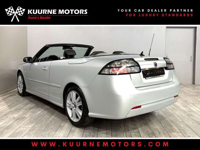 Saab 9 3 1.8T Cabrio Vector Alu17-Leder-Airco Argent Mtallis de 