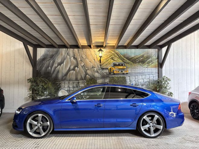 Audi S7 SPORTBACK 4.0 TFSI 450 CV QUATTRO S-TRON Bleu de 2017