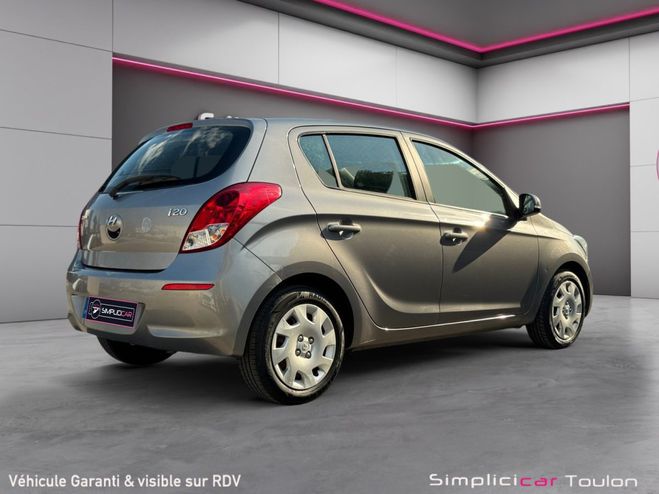Hyundai I20 1.2 85 Pack Sensation garantie 12 mois m Gris de 2012
