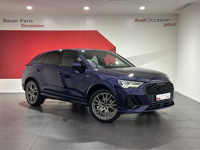 Audi Q3 Sportback 45 TFSIe 245 ch S tronic 6 S l BLEU de 2021