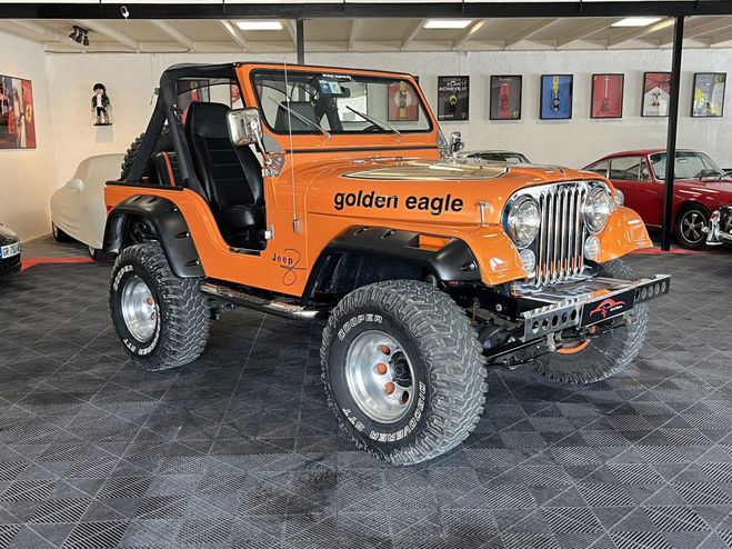 Jeep CJ5 Golden Eagle Tribute Heavy Duty Orange Mtallis de 1980