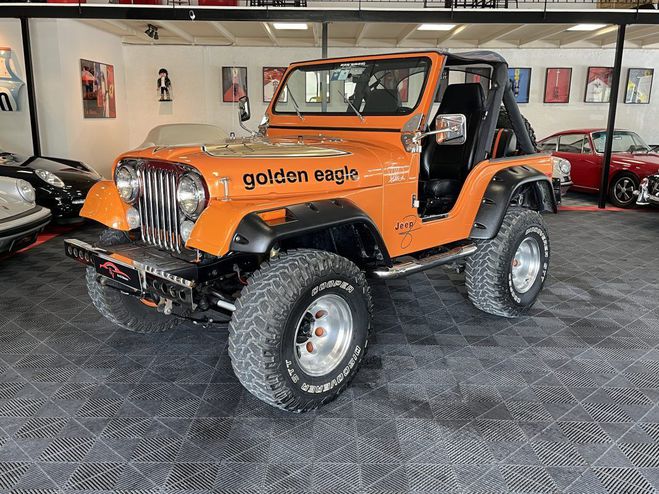 Jeep CJ5 Golden Eagle Tribute Heavy Duty Orange Mtallis de 1980