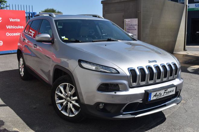 Jeep Cherokee 2.2 MULTIJET 200CH LIMITED ACTIVE DRIVE  GRIS F de 2016