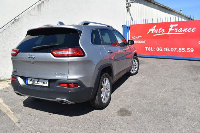 Jeep Cherokee 2.2 MULTIJET 200CH LIMITED ACTIVE DRIVE  GRIS F de 2016