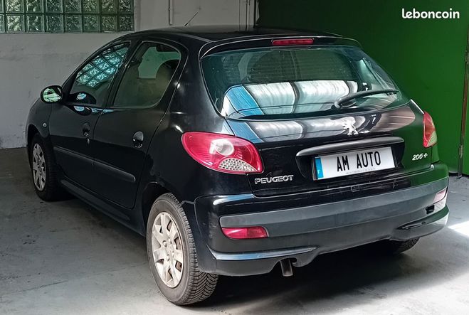 Peugeot 206 206  1,4L HDI Noir de 2012
