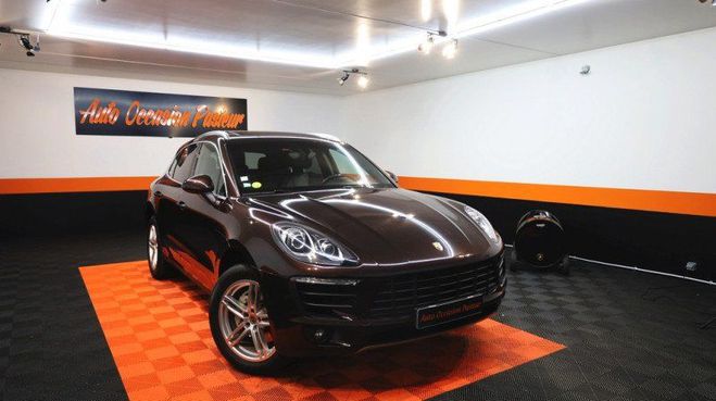 Porsche Macan (95B) 3.0 V6 258CH S DIESEL PDK Marron de 2015