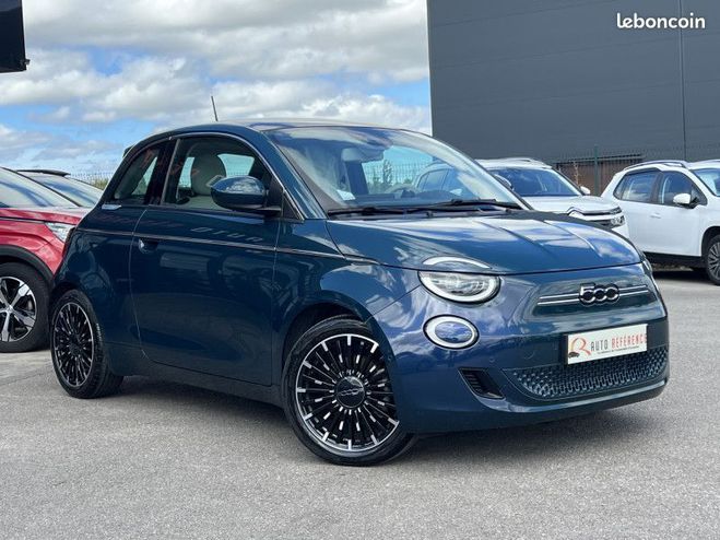 Fiat 500 E 118CH LA PRIMA 1ERE MAIN CAMERA CARPLA Bleu de 2021