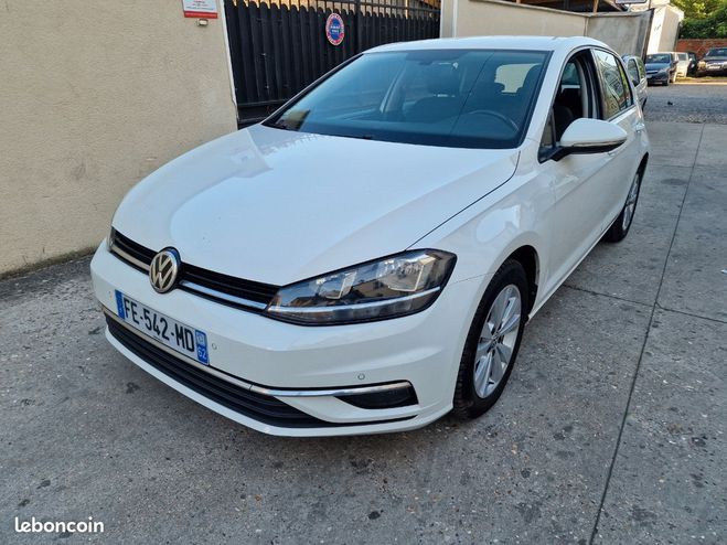 Volkswagen Golf 1.6 tdi 115ch confortline entretien a jo Blanc de 2019