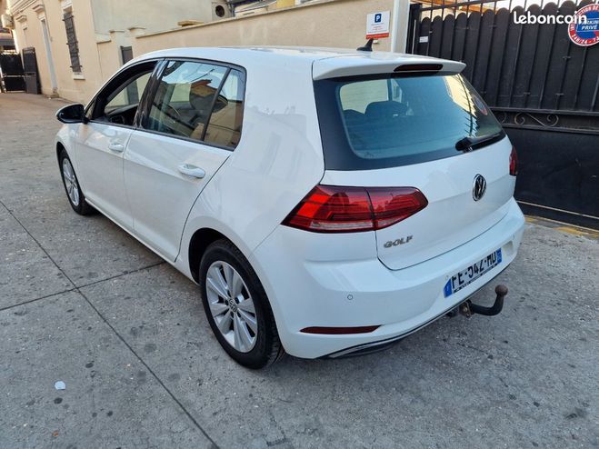 Volkswagen Golf 1.6 tdi 115ch confortline entretien a jo Blanc de 2019