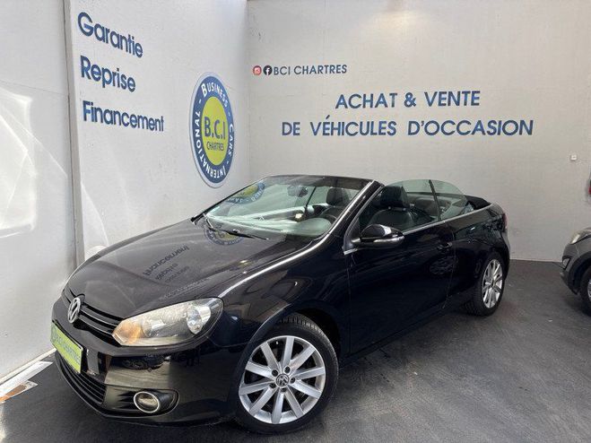 Volkswagen Golf VI CABRIOLET 1.2 TSI 105CH BLUEMOTION TE Noir de 2012