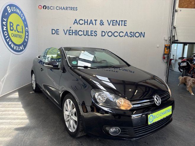 Volkswagen Golf VI CABRIOLET 1.2 TSI 105CH BLUEMOTION TE Noir de 2012
