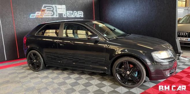 Audi A3 2.0 TFSI 200 AMBITION LUXE Noir de 2008