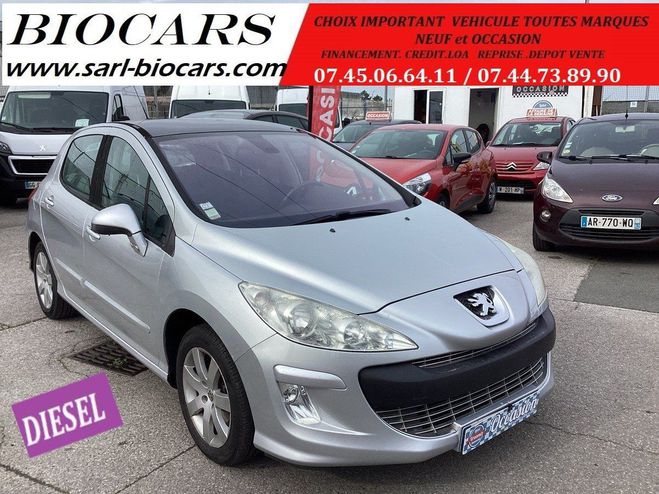 Peugeot 308 1.6HDI FAP Confort Argent Mtallis de 2008